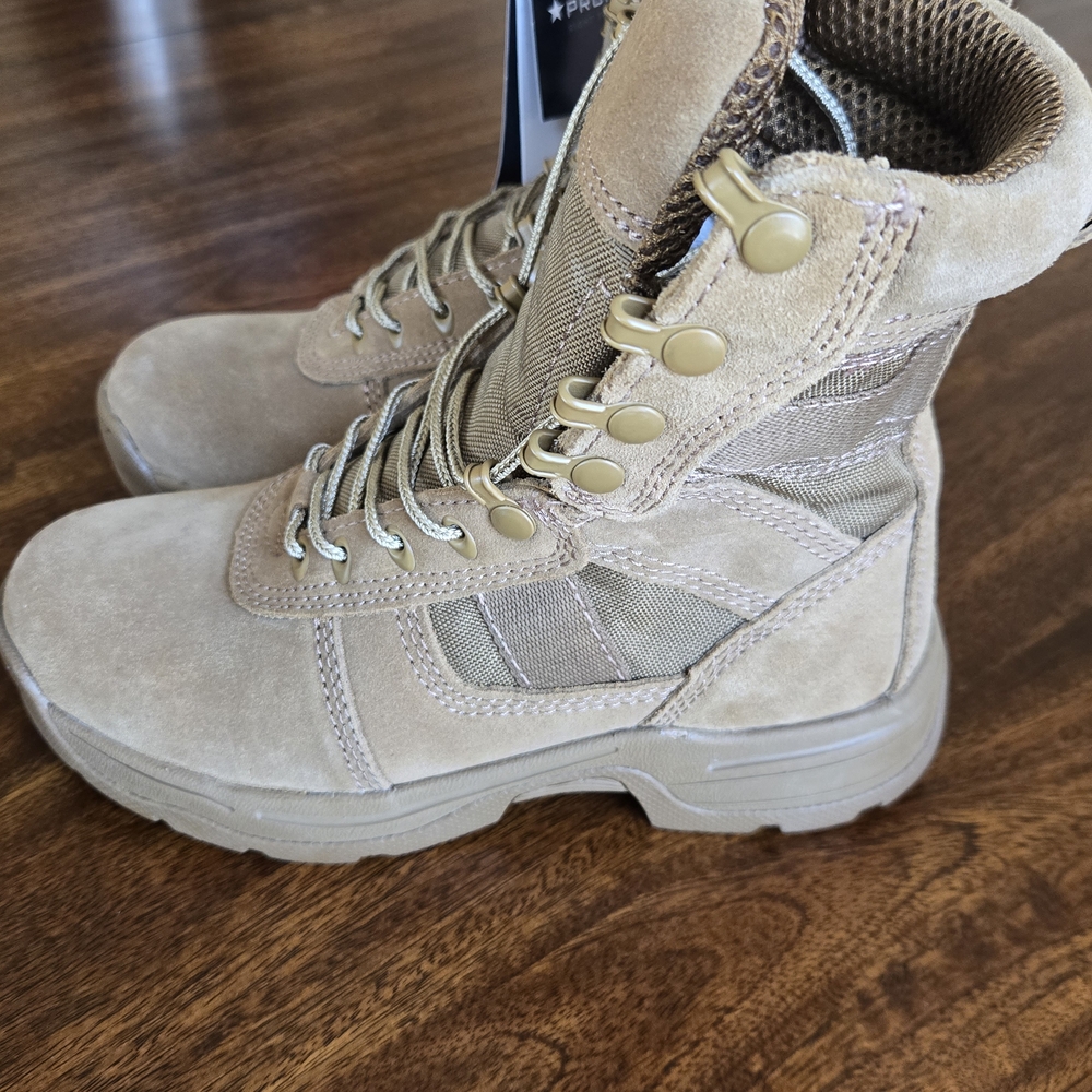 Propper Tan Mesh Interior Tactical Shoe Label